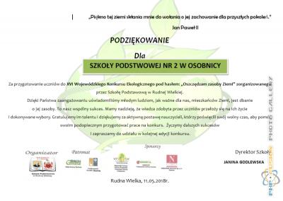 Wojewódzki konkurs ekologiczny